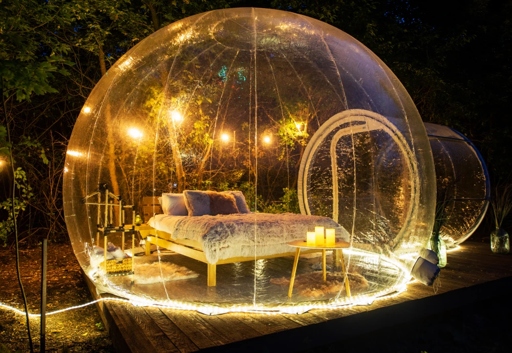 bubble clear tent