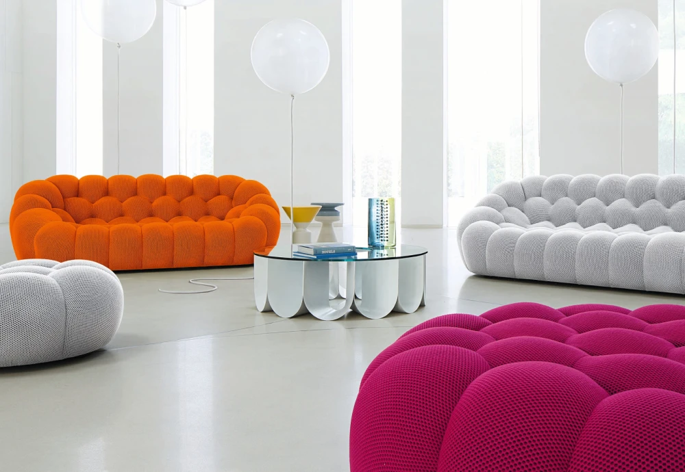 velvet bubble couch